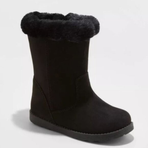 Toddler Karley Faux Fur Shearling Boots Cat & Jack - Picture 1 of 3